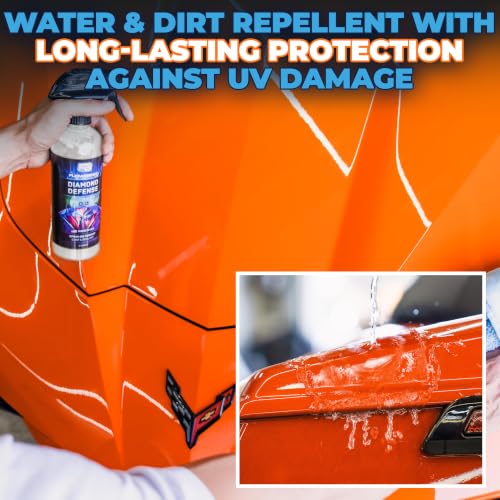 Ceramic Coating Cars & Motorcycles Spray - SiO2 UV Protect - 8oz - color: Ceramic Coating 8oz