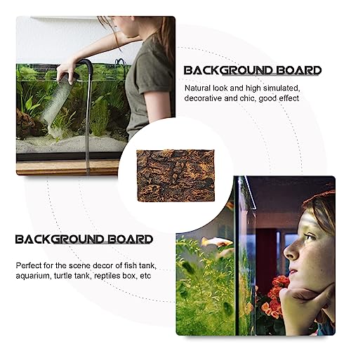 POPETPOP Background Rock Aquarium Background for Tank 3D Terrarium Background Reptile Enclosure Background Reptile Tank Background Boards Fish Tank Decorations Terrarium Wallpaper