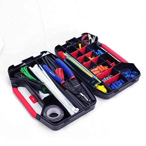 WORKPRO Crimping Tool Kit with 582PCS Heat Shrink Wire Connectors