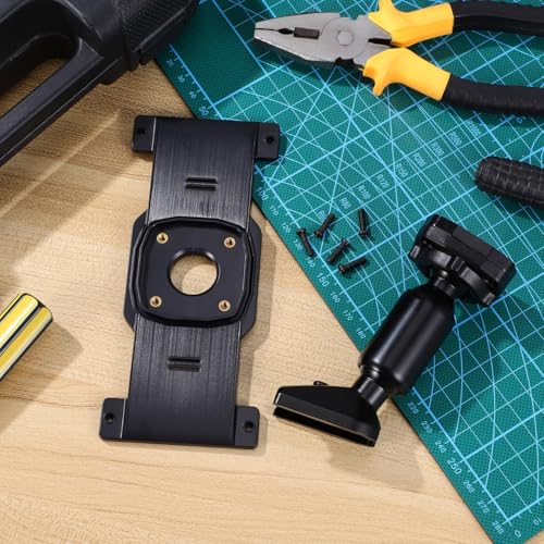 Sosoport Rear View Mirror Bracket Rearview Mirror Dash Cam Mount with Back Plate Panel and Screws Compatible with Hiac 2008-2011 6.10 X 2.63 X 0.39 in