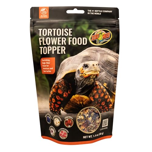 Zoo Med Tortoise & Box Turtle Flower Food Topper 1.4 oz - Pack of 22 - size: 1.4 Ounce (Pack of 2)