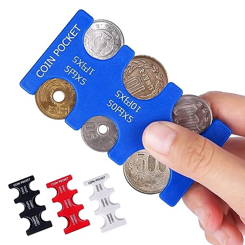 Coin Collection Purse Wallet Organizer Holder for Car Coin Changer Holder Mini Japan Coin Dispenser Plastic Storage Box - color: Black