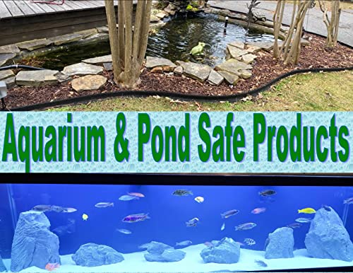 Aquarium H2o, Gray Melaleuca Aquarium Stones 11Lb (5 Kilo), Decoration for Landscaping Aquariums, Fish Tanks, Terrariums, Vivariums, Reptile and Amphibian Enclosures with Natural Rock