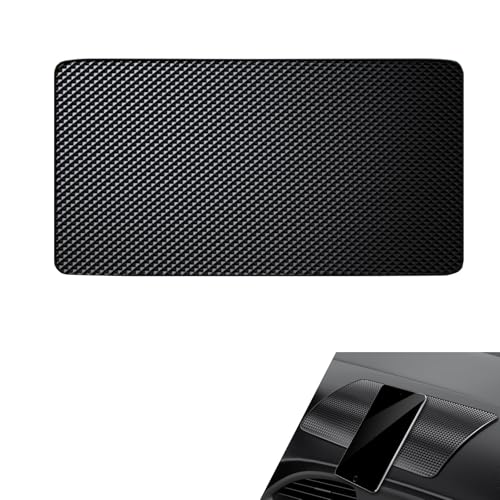 Car Dashboard Anti-Slip Mat, 10.6" x 5.9" Multifunctional Magic Sticky Adhesive Pad, Universal Non Slip Car Dash Grip Pad for Phones, Coins, Keys, Sunglasses, Electronic