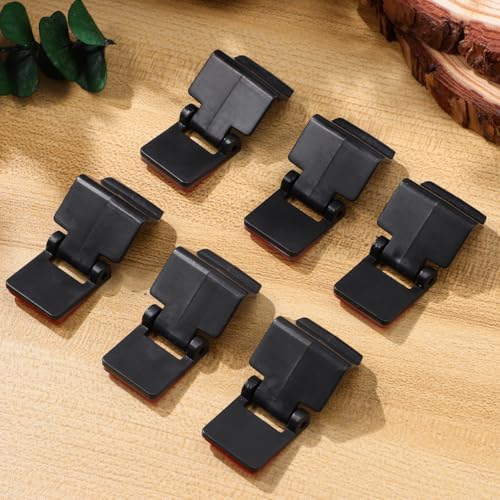 GALPADA 6Pcs Reptile Feeding Tank Buckles Turtle Terrarium Lock Latches for Glass Tank Escape Prevention Easy Installation Plastic Locks for Amphibious and Rainforest Tanks