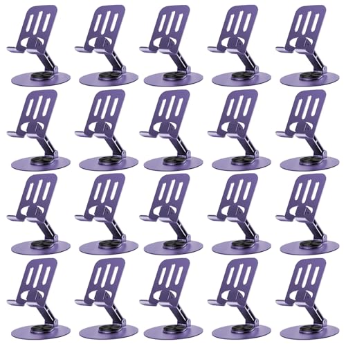 Universal Metal Cell Phone Stand, 20PCS Purple - color: 20PCS Purple