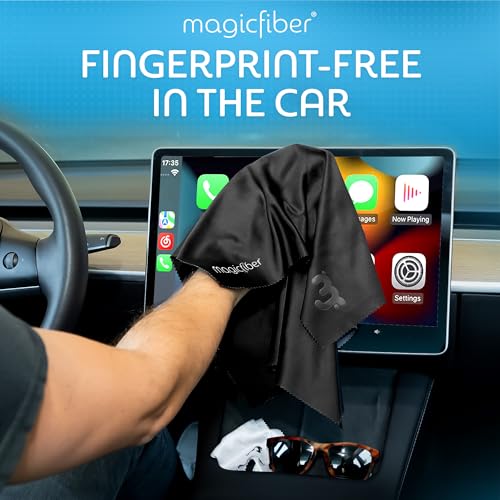 MagicFiber Extra Large Microfiber Cleaning Cloth for TV Screens & Monitors