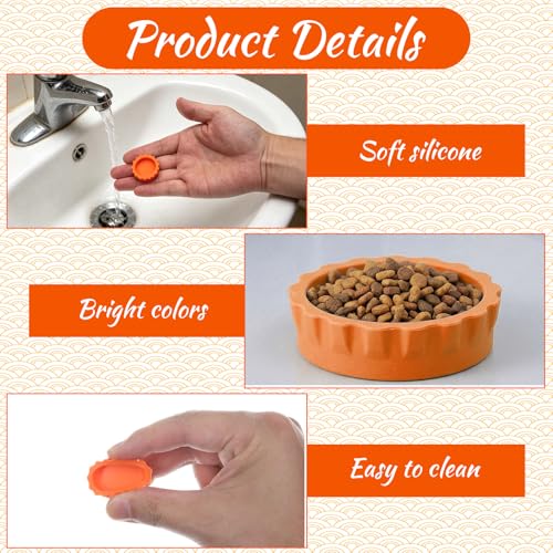 10 PCS Crested Gecko Food Dish Silicone Gecko Feeding Dishes Bowls and Spoon Bearded Dragon Crested Tank Accessories Reusable Reptile Dish with Feeding Spoons for Reptile Tanks Lizard Water Food