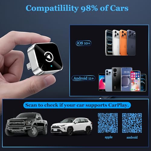 2026 Upgraded Wireless CarPlay Adapter for iPhone