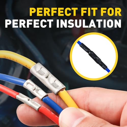 haisstronica 10PCS Non-Insulated Butt Connectors AWG 4 Tinned Copper - size: 4 AWG