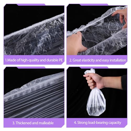 50 Pcs Disposable Cage Liners, Rabbit Litter Box Liners Small Animal Leak Proof Toilet Film Guinea Pig Cage Toilet Liner Plastic Litter Box Liner for Rabbits, Guinea Pigs, Chinchillas, Hedgehogs, Bird
