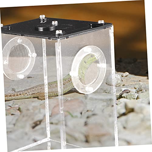 Reptile Tank Accessories Acrylic Cage for Breeding Box Observation Window