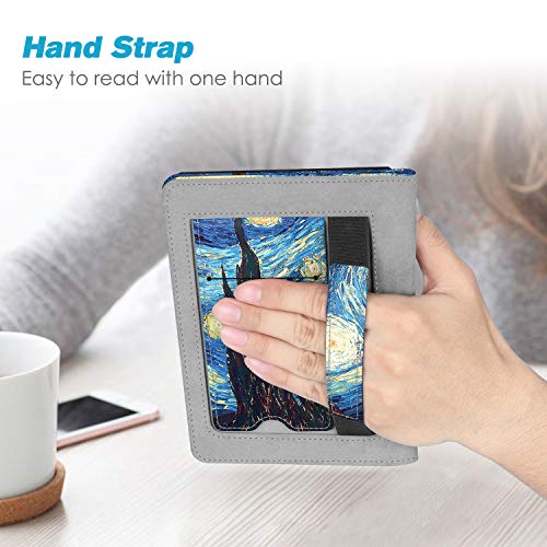 Fintie Stand Case for 6" Kindle Paperwhite 10th Gen 2018, Starry Night - color: starry night