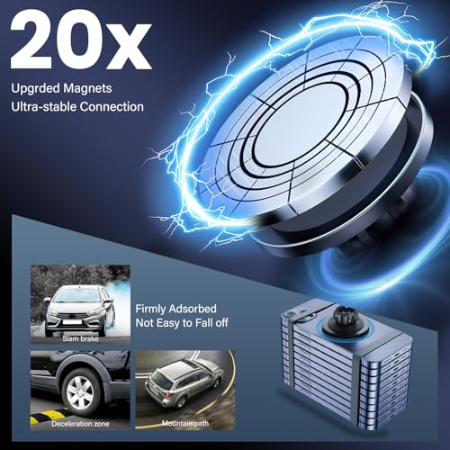 Car Phone Holder Compatible with Honda CRV 2017-2022 Accessories 5/7-inch Screen Fixed Clip, Magnet Cell Phone Mount - size: compatible with Honda CRV 2017-2022