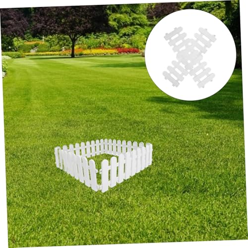 Kisangel 4pcs Plastic Tortoise Fences Outdoor Pet Safety Gates Durable Modular Enclosure for Reptile Breeding and Grazing Easy to Install