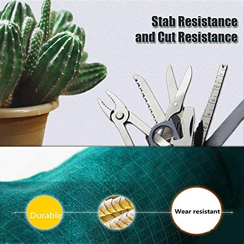 AOWPFVV Long Sleeve Thick Leather Animal Handling Glove Anti Scratch Protective Gloves for Training Dog Cat Bird Snake Parrot Lizard Wild Animals Reptiles,Bite Resistant Gloves - color: Light Green Size Large 23.6in