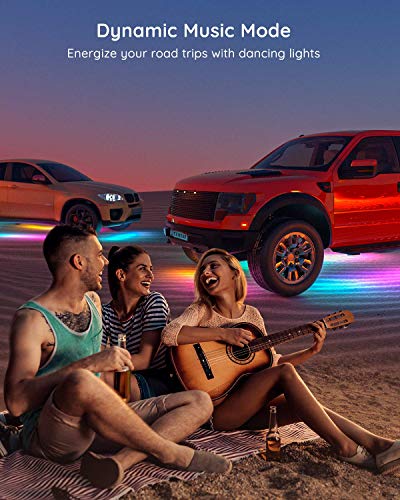Govee Underglow Car Lights, 4pcs, RGBIC, Smart LED Lights, App Control