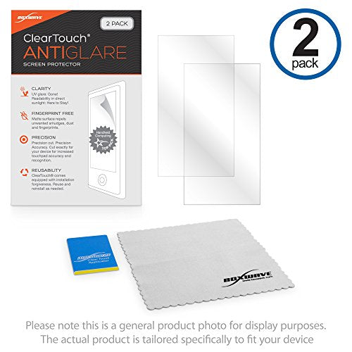 BoxWave Screen Protector Compatible with Eonon X3 QLED Linux Double Din Car Stereo (7 in) - ClearTouch Anti-Glare (2-Pack), Anti-Fingerprint Matte Film Skin