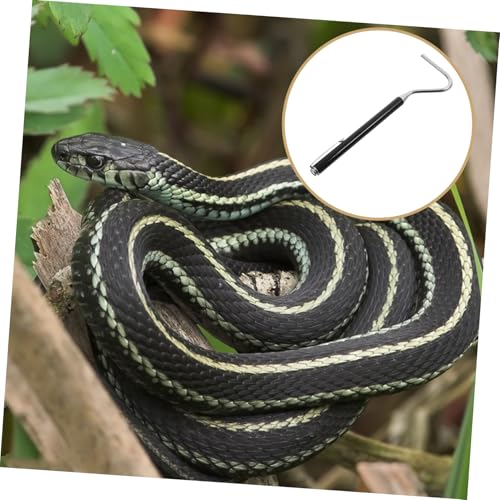 balacoo Retractable Reptile Hook Snake Catching Tool for Moving Handling Snakes Portable Accessory and Reptile Collectors
