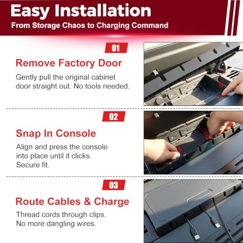 Dash Cord Organizer Compatible with Mercedes Sprinter VS30 19-26, 6 Ports