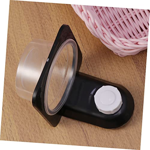 BESPORTBLE 2pcs Reptile Food Bowl Stable Fits Tanks Suction Cup Design Easy to Clean - size: Size 5