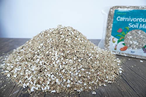 8 Qts Carnivorous Plant Soil Mix, Great Potting Soil for Venus Fly Traps, Pitcher Plants, Sundews and Butterworts - size: 8QT