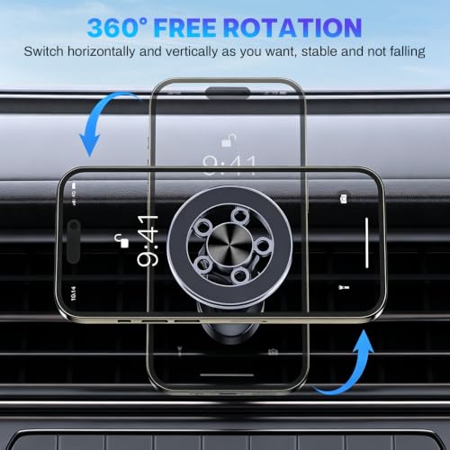 Magnetic Car Phone Mount for MagSafe, Air Vent Holder