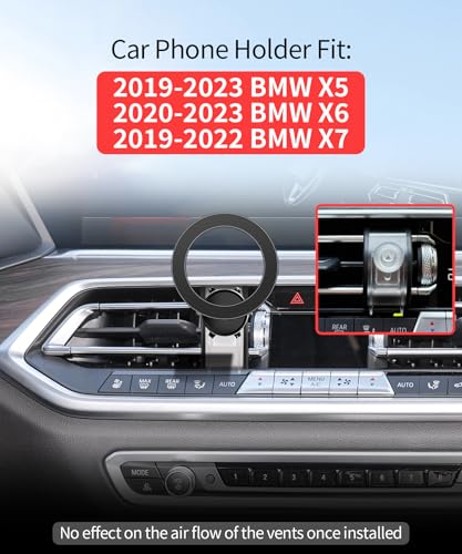 Car Phone Holder for 2019-2023 BMW X5,2020-2023 X6,2019-2022 X7 Accessories - size: for 2019-2023 X5/ 2020-2023 X6/ 2019-2022 X7