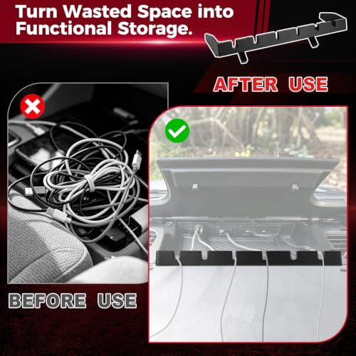 Dash Cord Organizer Compatible with Mercedes Sprinter VS30 19-26, 6 Ports