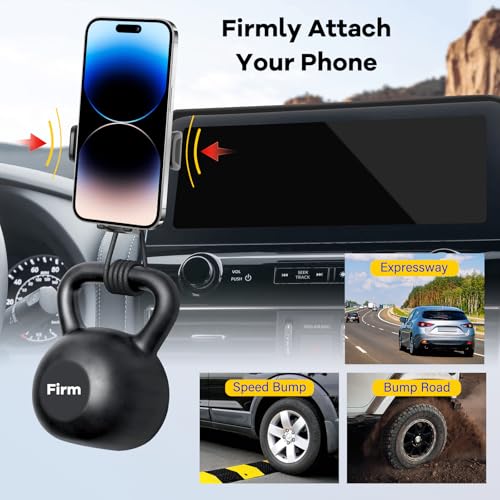 Car Phone Holder Compatible with 2021-2024 Armada & 2022-2024 QX80 12.3-inch Screen Auto Interior Accessories Decoration Mobile Cell Phone Mount Bracket with Hands-Free & 360°Rotation - size: Compatible with Armada 2021-2024 & QX80 2022-2024