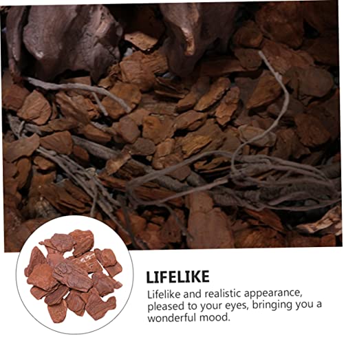 1pack Reptiles Box Pine Bark Landscaping Material Pack of Fine Polished Adornment for Terrarium Decor Safe for Reptiles Adds Natural Beauty to Habitat Present for Enthusiasts