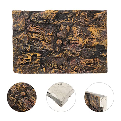 POPETPOP Background Rock Aquarium Background for Tank 3D Terrarium Background Reptile Enclosure Background Reptile Tank Background Boards Fish Tank Decorations Terrarium Wallpaper
