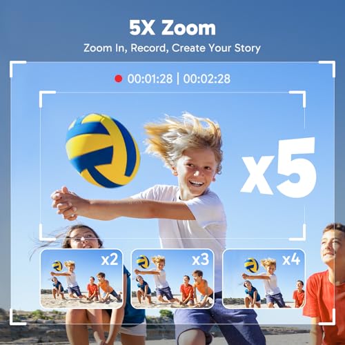 AKASO Brave 4 Action Camera 4K30fps with 128GB MicroSD Card Bundle