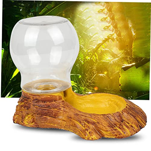 Toddmomy Pet Water Feeder Fully Automatic Drinking Fountain for Reptiles Non-Toxic Craft Smooth Surface