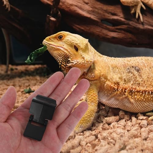 Levemolo 10pcs Aquarium Lid Clips: Aquarium Tank Locks - Plastic Fish Tank Lid Locking Clips for Glass Reptile Terrarium Enclosure Cover
