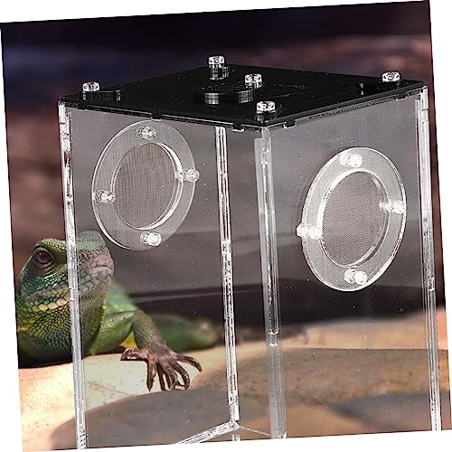 Reptile Tank Accessories Acrylic Cage for Breeding Box Observation Window