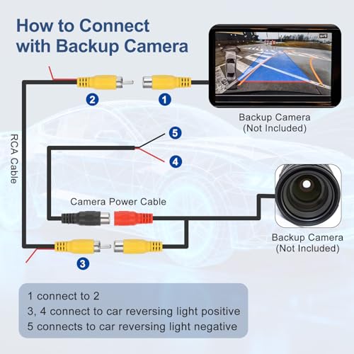 MECCANIXITY RCA DC HD Video AV Extension Cable 19.7FT/6M 2 in 1 - size: 19.7FT/6M