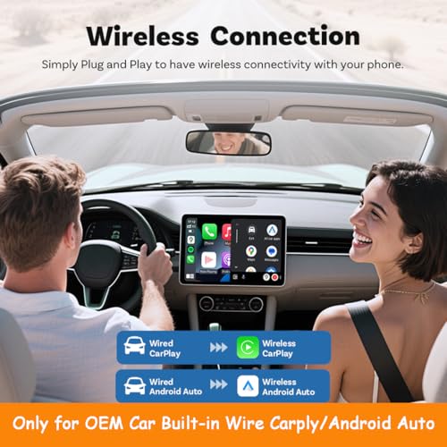 Wireless CarPlay Adapter for iPhone & Android Auto