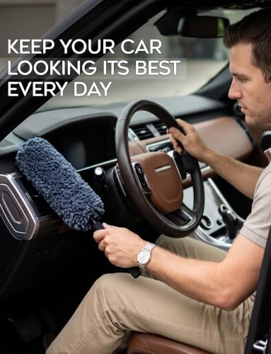 TAKAVU Car Duster Kit, Ultra Soft Microfiber, Lint & Scratch Free - size: Microfiber Soft Feather