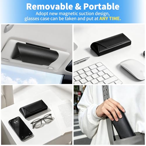 2026 Magnetic Sunglasses Holder for Car Visor,for 99% Cars Visor