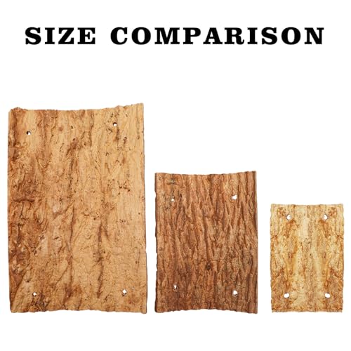 Hermit Crab Climbing Toy, Natural Wooden Reptile Swing Toy, Pet Cage Tank Aquarium Accessories for Hermit Crab Lizard Chameleon Hamster Guinea Pig Chinchilla Bird Parrot - size: Small-5.9 × 3.9 Inch