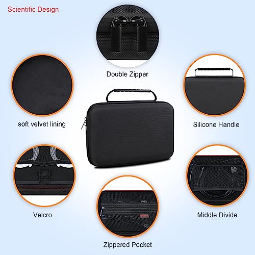 Elonbo GPS Carrying Case for 5-5.5 Inch Garmin GPS Navigator, Black-5 Inch - color: Black-5 Inch