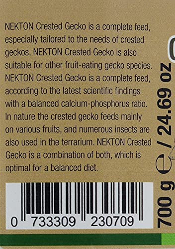 Nekton Crested Gecko for All Fruit-Eating Geckos 700gm / 24.69oz, Beige
