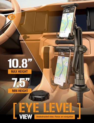 ToughTested Talon Boom 2.0 Cup Holder Tablet Mount for Car, Truck & RVs