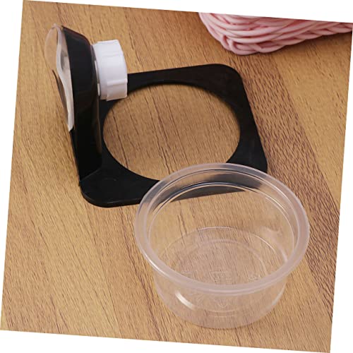 BESPORTBLE 5pcs Reptile Food Water Bowl for Tortoise Lizards Pet Bowls Suction Cup Reptile Feeder Easy to Clean - size: Size 3