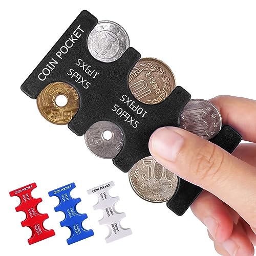 Coin Collection Purse Wallet Organizer Holder for Car Coin Changer Holder Mini Japan Coin Dispenser Plastic Storage Box - color: Black