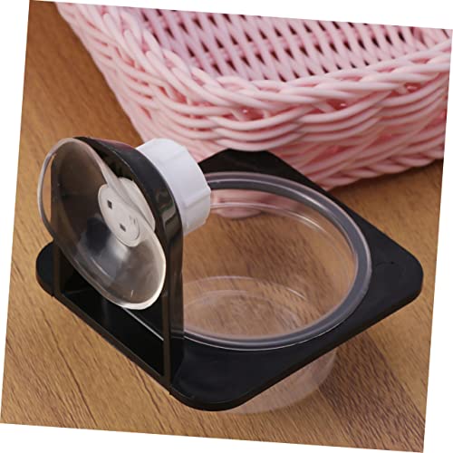 BESPORTBLE 2pcs Reptile Food Bowl Stable Fits Tanks Suction Cup Design Easy to Clean - size: Size 5