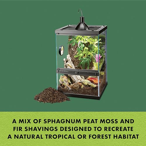 Zilla Pet Reptile Terrarium Substrate Bedding, Jungle Mix, for Frogs, Rainforest Geckos, Toads and Snakes, 24 Quart, 2 Pack - size: 24 Quart
