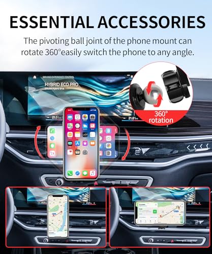 Car Phone Holder for 2025-2026 BMW X3/X3M,2024-2025 X5/X5M/X6,2023-2026 X7 - size: for 2025-2026 X3/ 2024-2025 X5/X6 /2023-2026 X7
