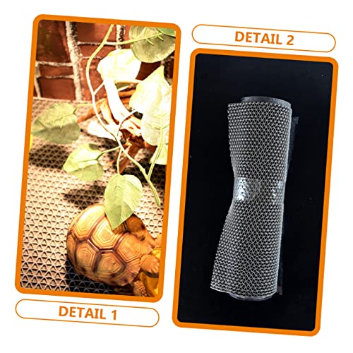 balacoo Reptile Heat Pad Reptile Bedding Carpet Terrariums Mat Lizard Carpet Mat Tortoise Bedding - color: Dark Grey